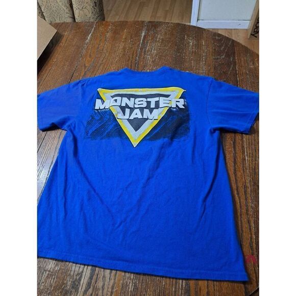 Vintage Monster Jam Short Sleeve Crew Neck Pullover Tee Tshirt Monster Truck - Picture 4 of 4
